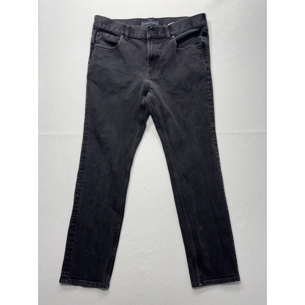 Everlane Uniform The Slim Jeans Mens 35x30 Gray Charcoal Wash Tapered Stretch